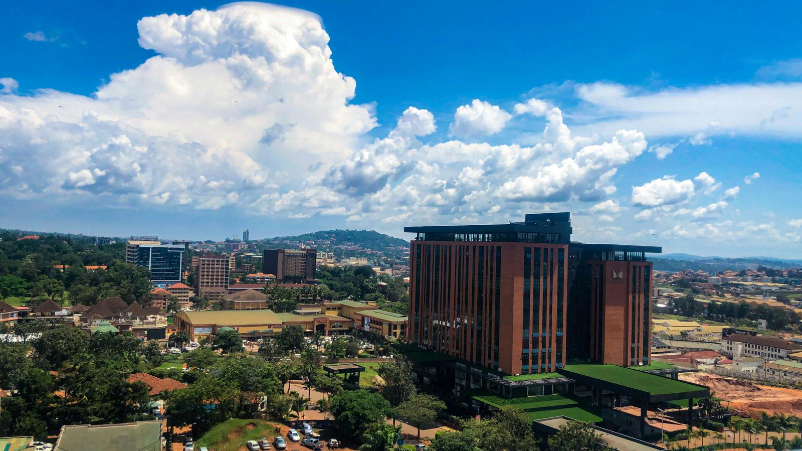 Kampala skyline